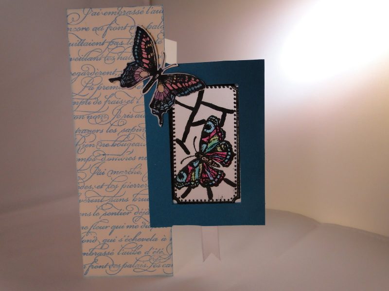 stained glass technique card