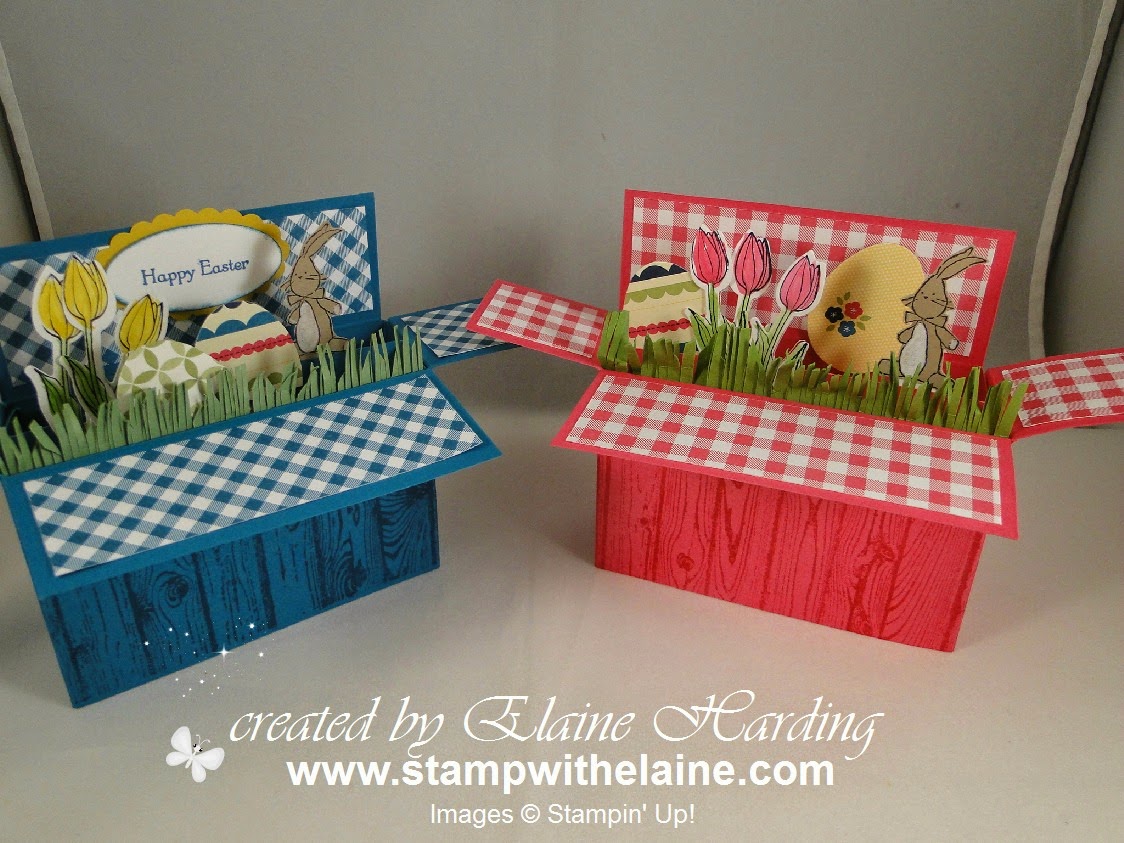 Easter Card in a Box with Backyard Basics