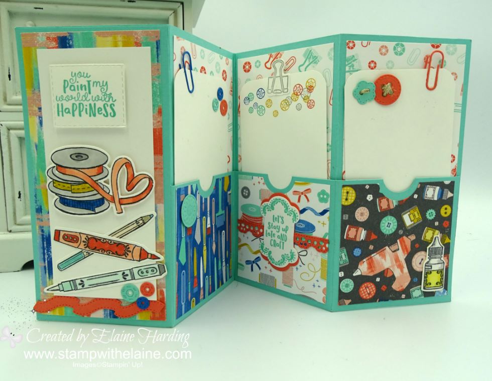 art concertina mini scrapbook