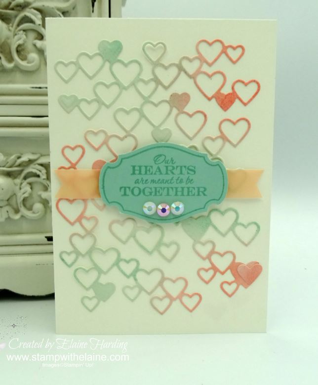 clean and simple card with Heart to Heart Bundle