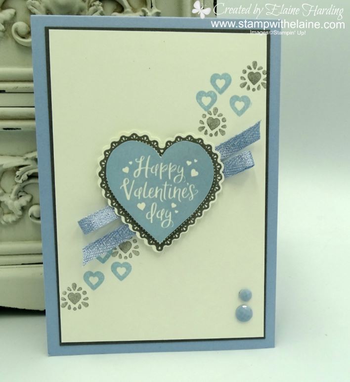 valentine card with heartfelt