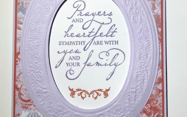 Sympathy card Woven Heirlooms
