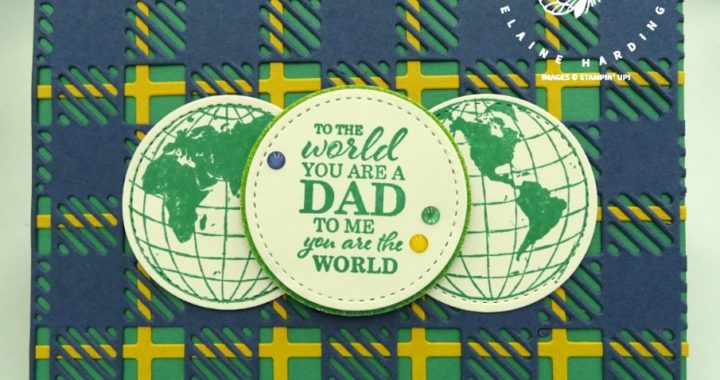 Plaid Father's Day card