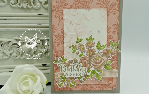 Multi layered birthday card with Fancy Phrases