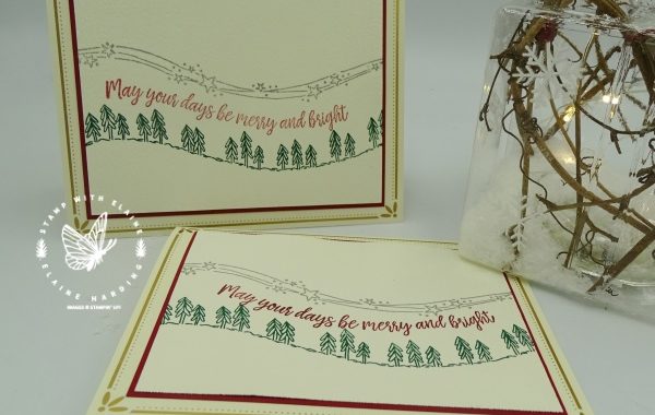 Clean and Simple cards with Curvy Christmas