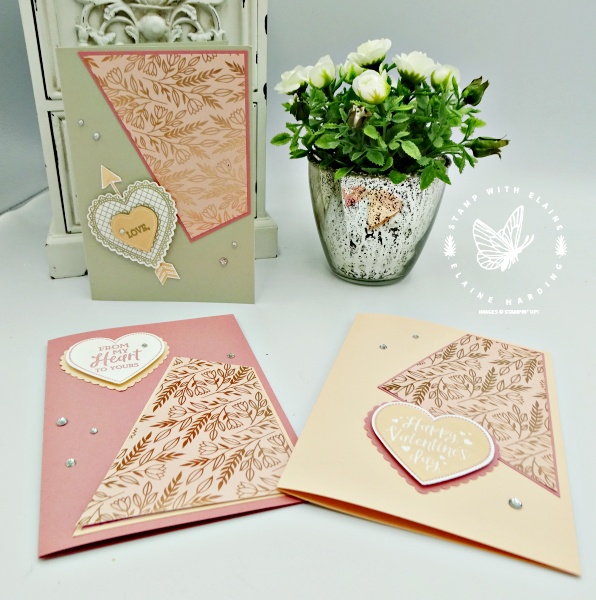 Valentine card one sheet wonder with heartfelt bundle