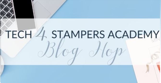 banner for tech 4 stampers blog hop
