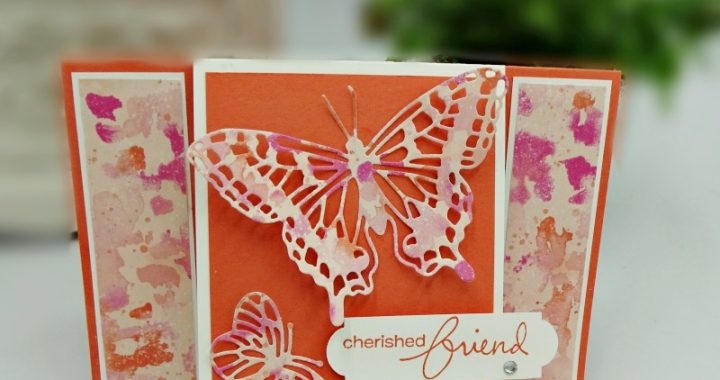 fun fold butterfly card