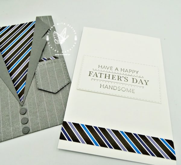 Masculine Pocket card for any occasion - Stamp with Elaine