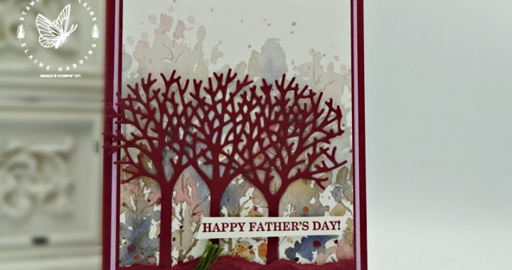 clean and simple card for father's day with inspired thoughts