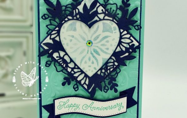 anniversary card soft pastels with always in my heart bundle