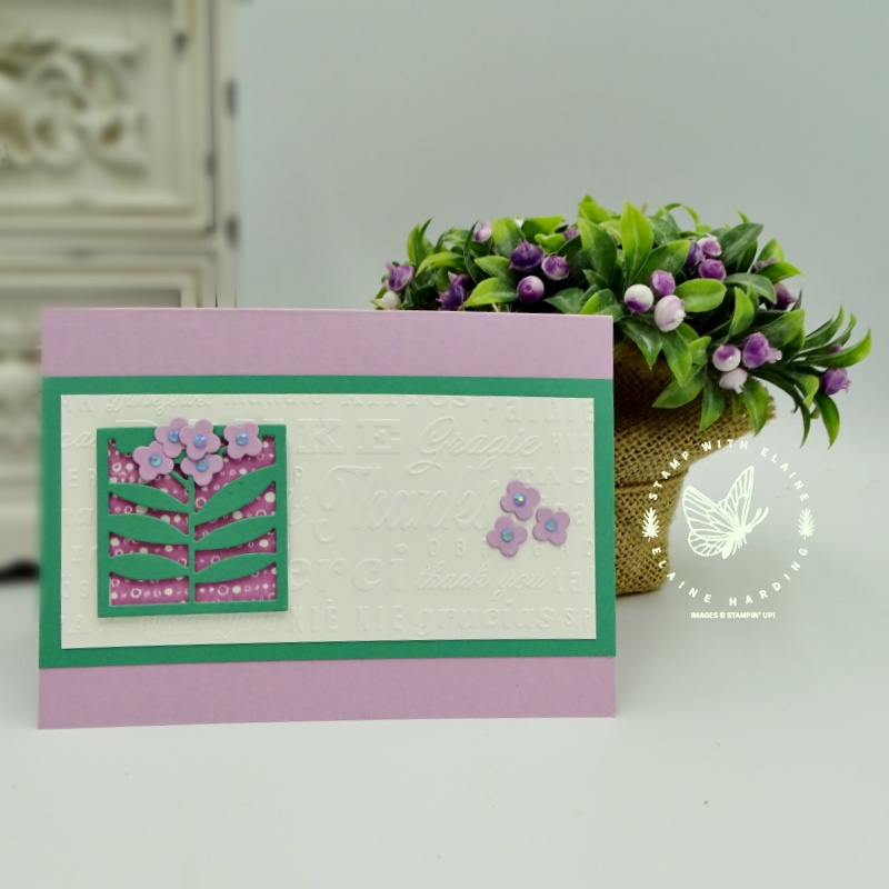 clean and simple card with All Squared Away bundle