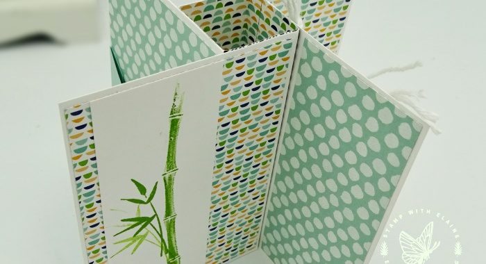 pinwheel card with Bamboo beauty