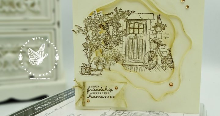 diorama card with Feels like Home sale-a-bration sneak peek