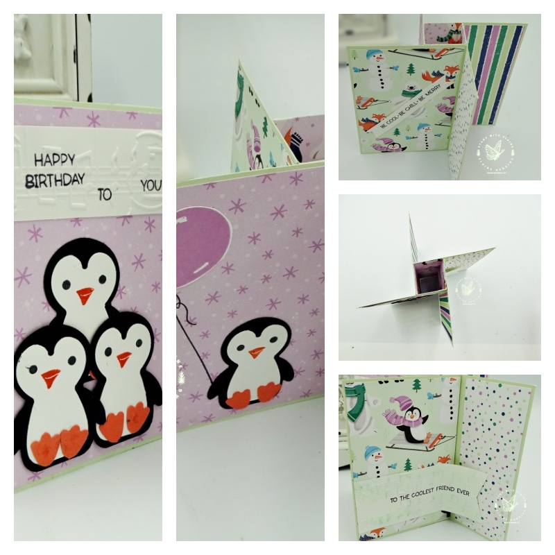 Sneak peek Tower Pinwheel card - Stamp with Elaine