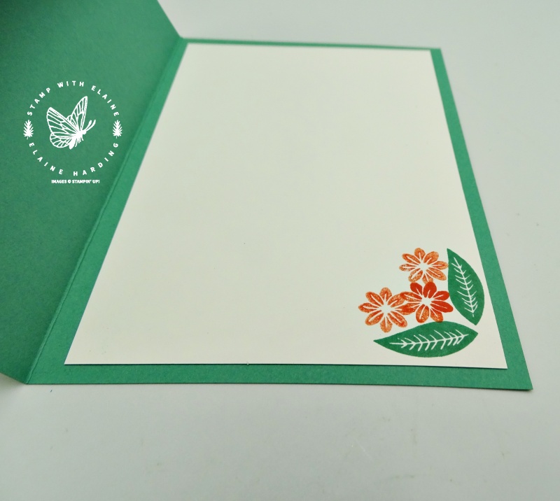 inside floral card with sweet symmetry