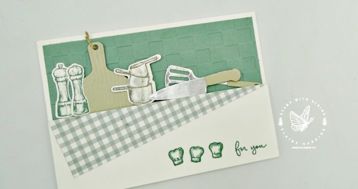 fancy dutch door fold card with What's Cookin'