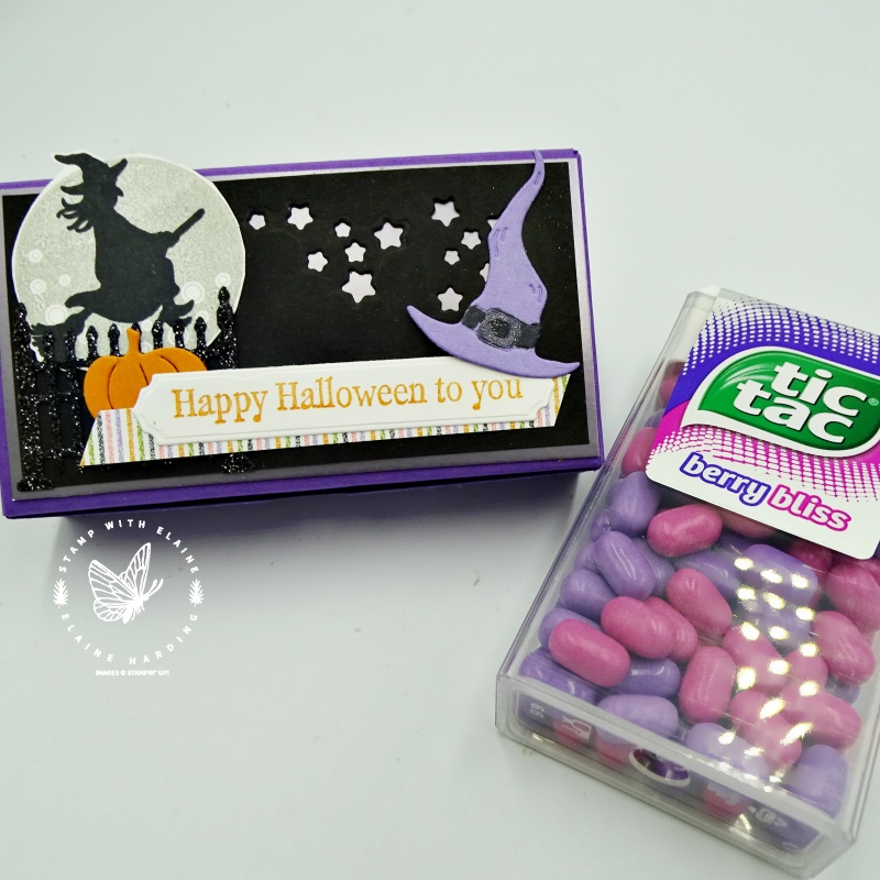 halloween box for tic tacs with Frightful Tags