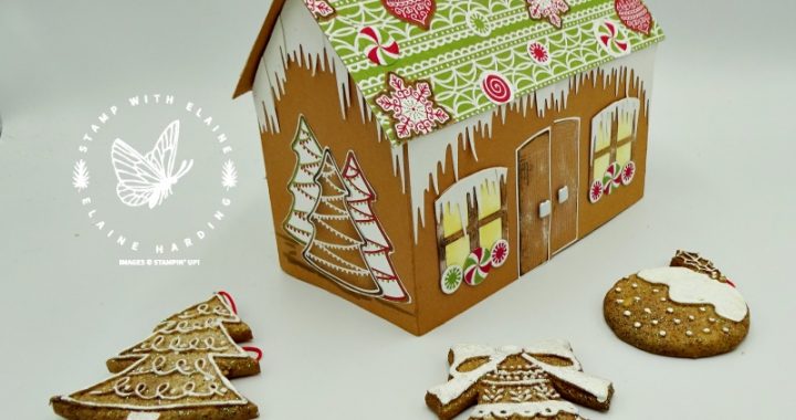 Gingerbread house advent calendar with frosted gingerbread bundle