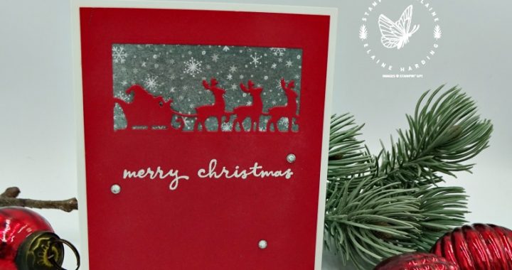 easy christmas cards with gift giving dies