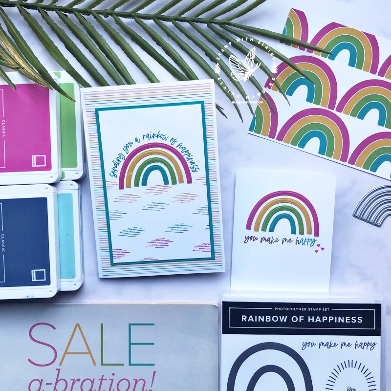 rainbow card with Rainbow of Happiness bundle