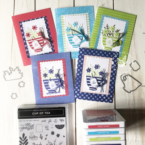 Easy cards - Tea Boutique Cards & Envelopes - Stamp with Elaine