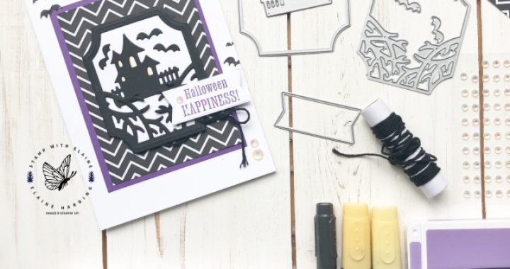 easy halloween card with Scary Cute bundle