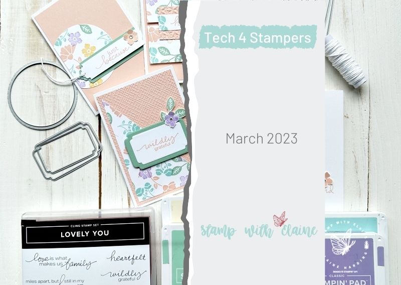 tech 4 stamprers blog hop spring theme