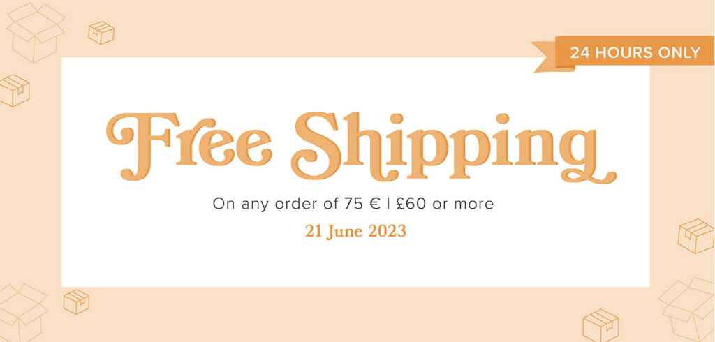 21 June free shipping 24 hrs only