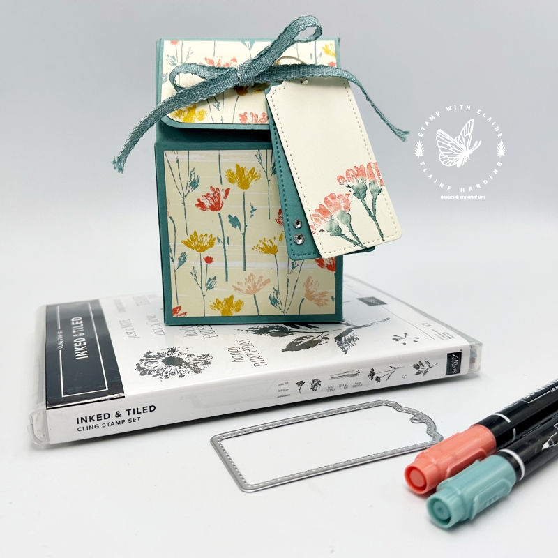 Lost Lagoon gift box with Inked & Tiled  and Tailor made tags