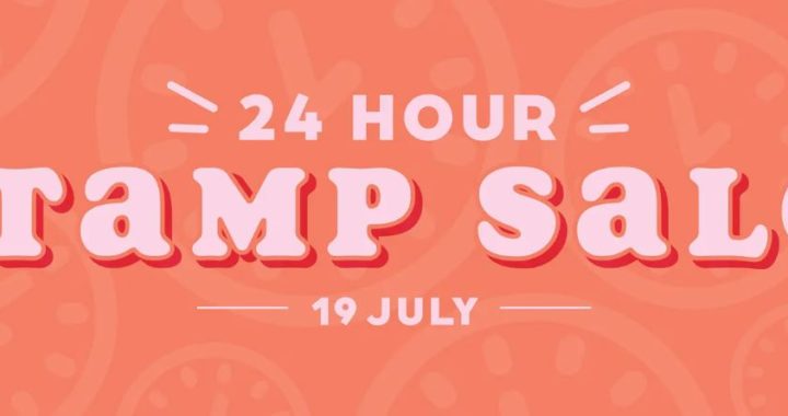 stamp-tacular sale 19 July banner