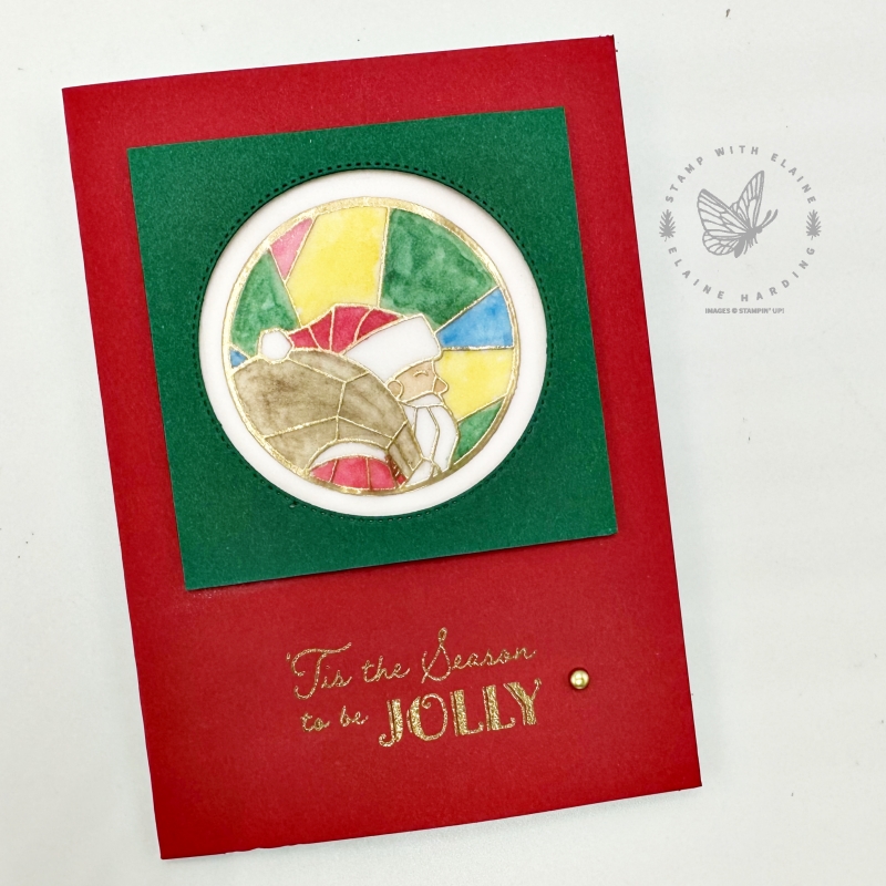 vellum with stained glass effect online exclusive so very merry