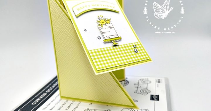 lemon lolly diagonal joy fold with curved occasions