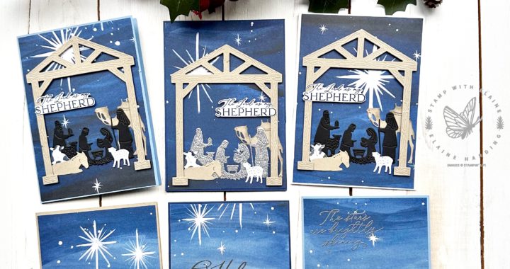 6 cards with Night Divine Bundle and O Holy Night DSP