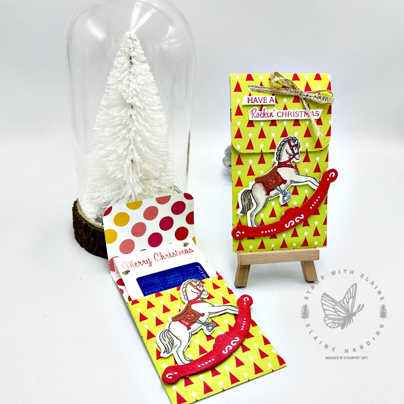 slider gift card with rocking horse bundle