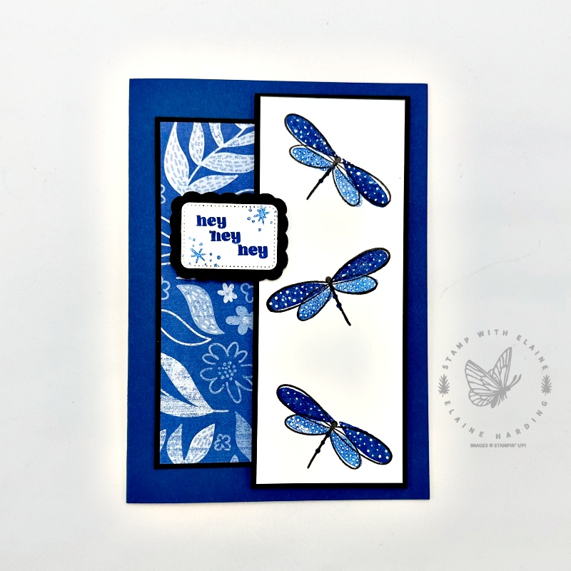 Blueberry Bliss birthday card with Unbounded Love dies and Happiest Day