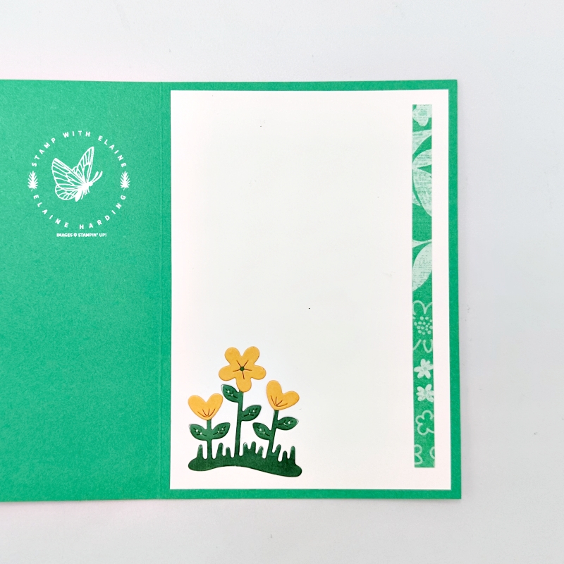 inside shy shamrock avid hearts and hugs card