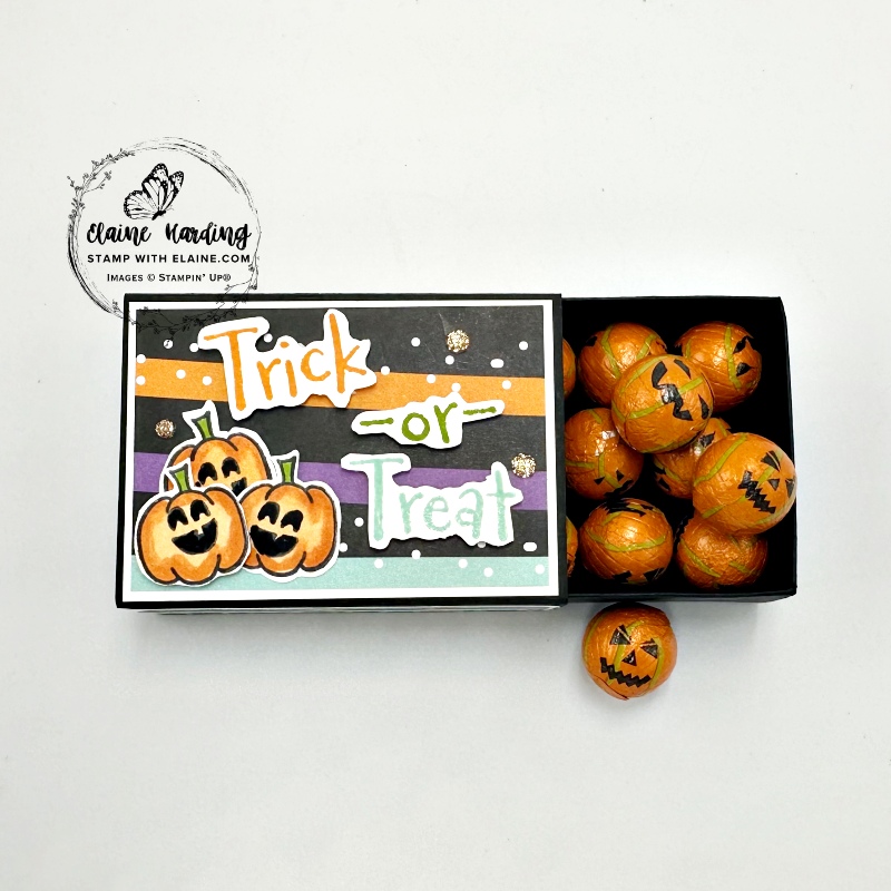 matchbox halloween open trick or treat