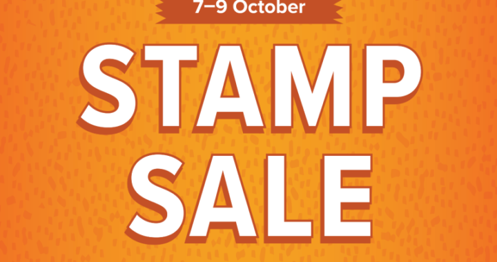 oct 3-day stamptacular sale 7-9 Oct