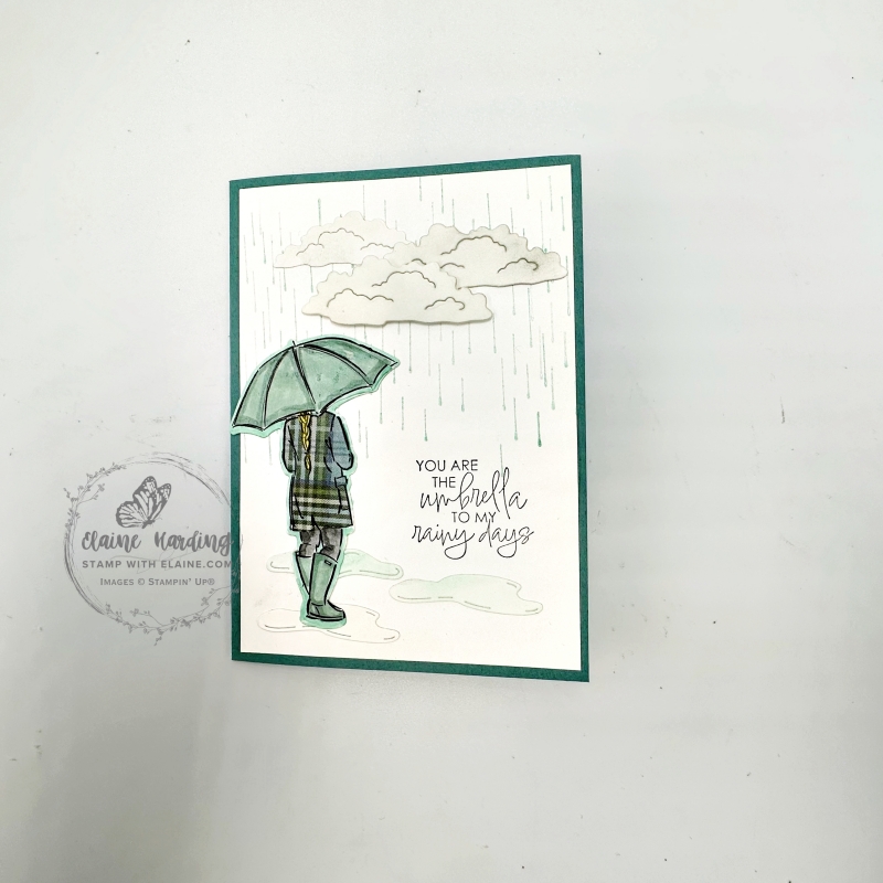 paper piecing technique with Umbrella Days