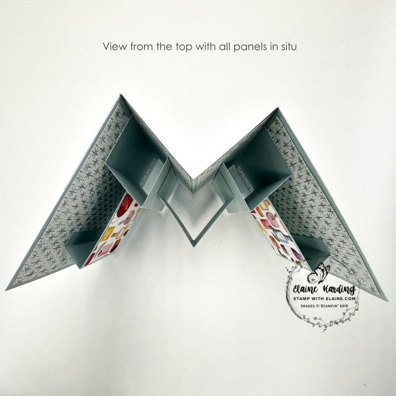 view from top of all panels attached