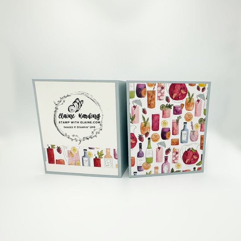 back of multi-panel pop out card