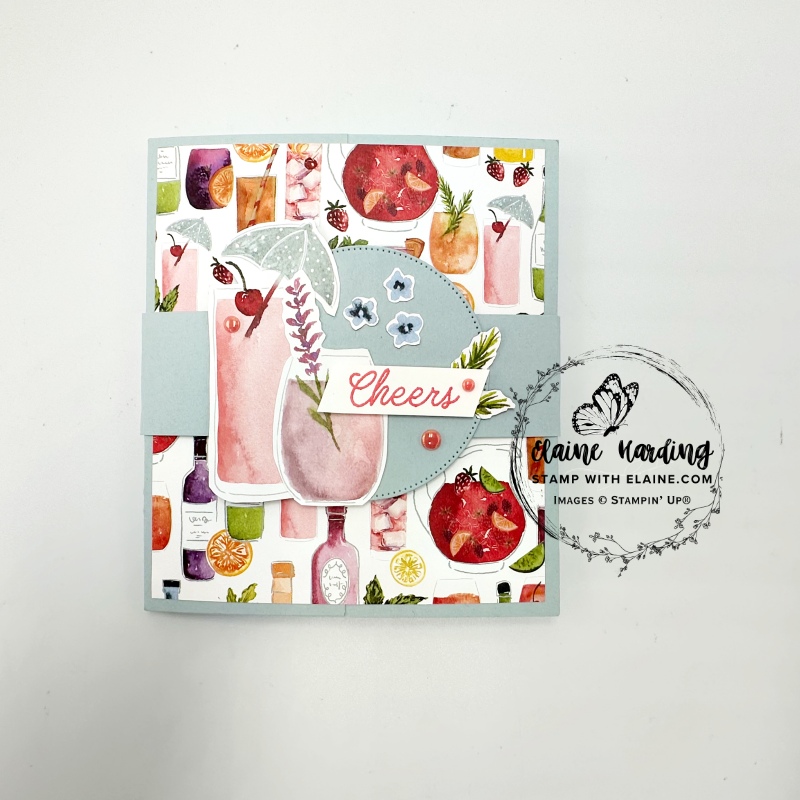 multi-panel cloud cover pop up card