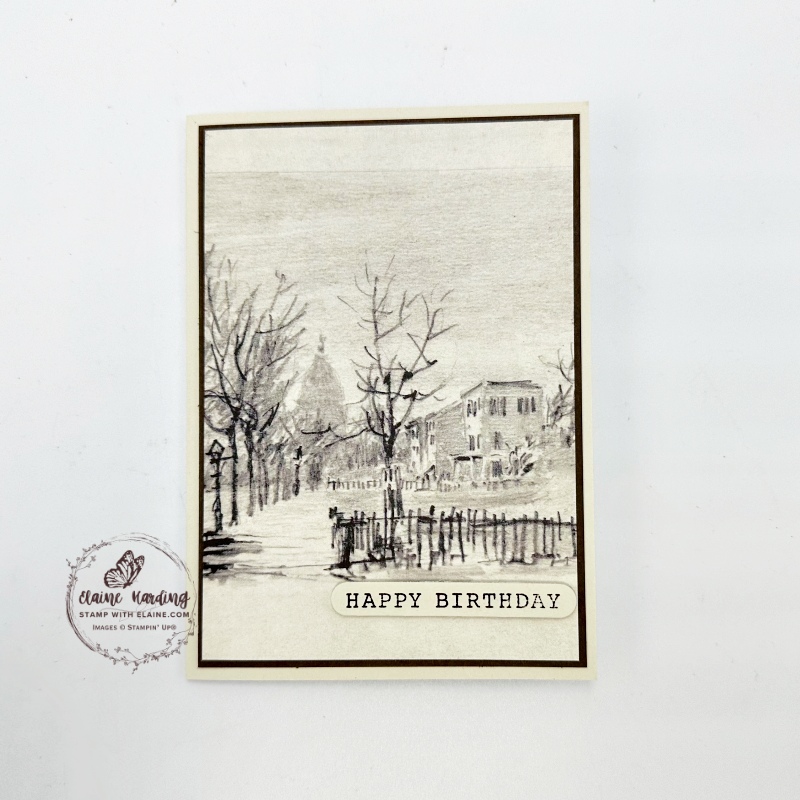 masculine card Birthday card with Beautiful Gallery DSP