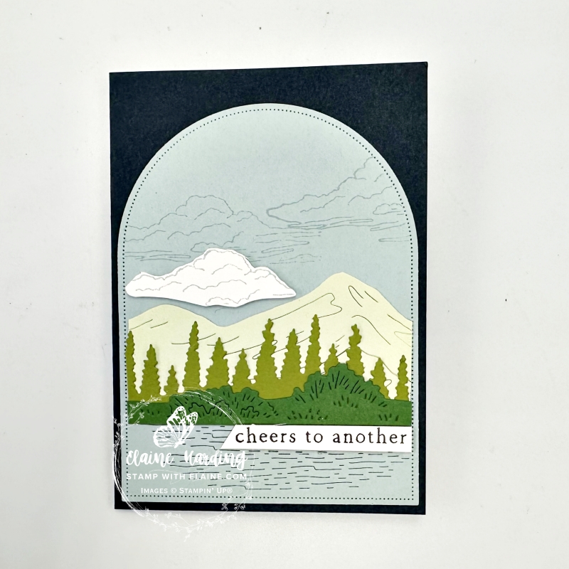 Secret Sea birthday card with Scenic Adventures OLE