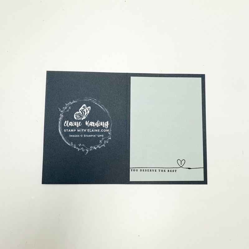 inside along these lines card