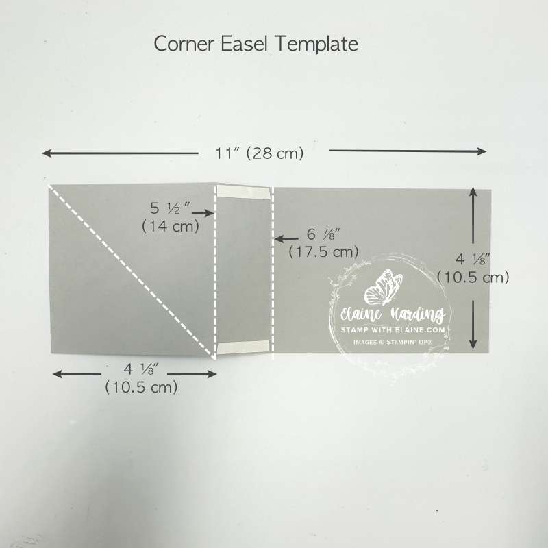 scoring guide corner easel card template