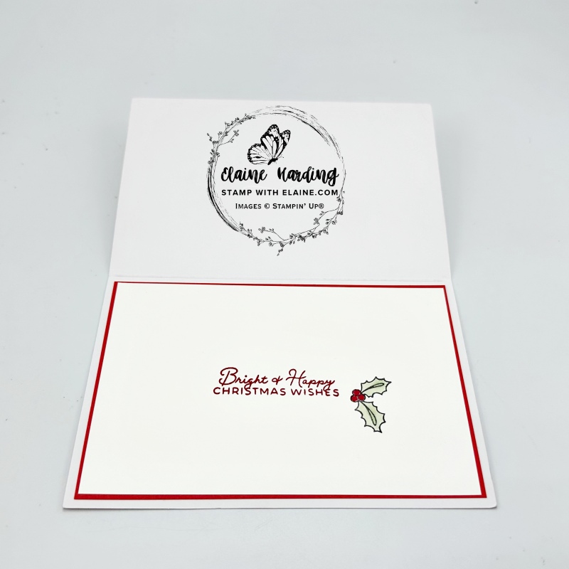 inside textured striped mix match jolly holly hybrid ef card