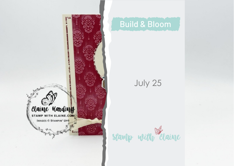 build & Bloom blog hop July 25 card sketch