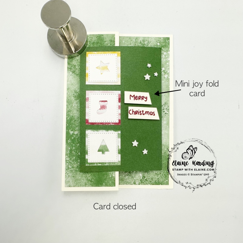 joy fold card closed